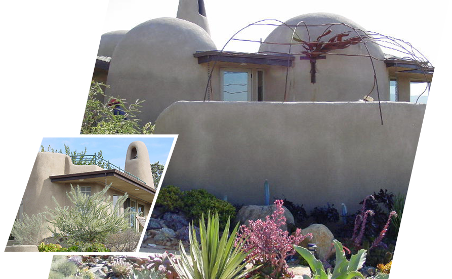 Adobe and adobe homes in santa barbara, california.